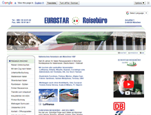 Tablet Screenshot of eurostar-reisebuero.de